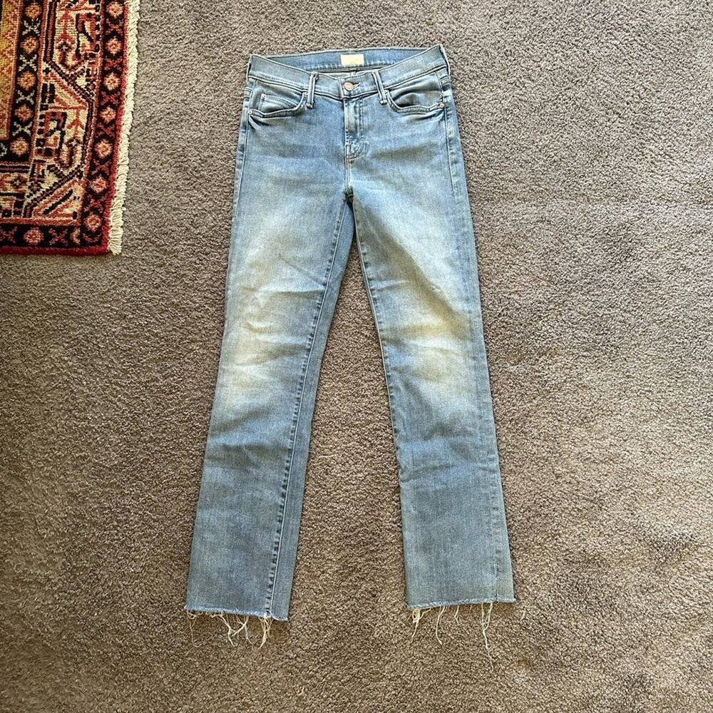 Mother Rascal Ankle Snippet Jeans - image 1